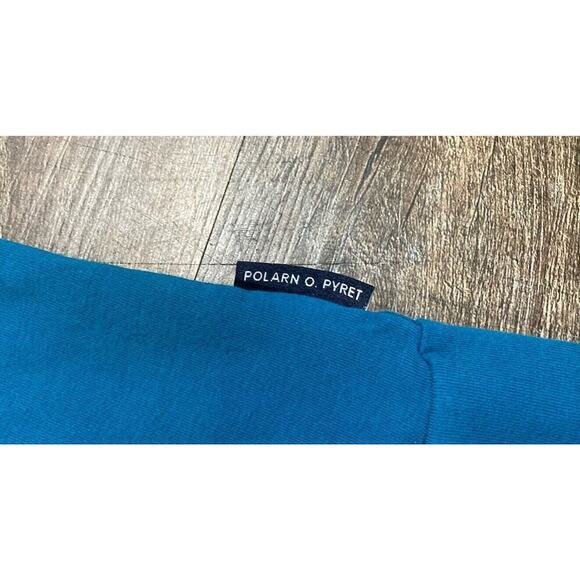 Polarn O. Pyret Teal Blue Maternity Leggings Size Small - Picture 2 of 8